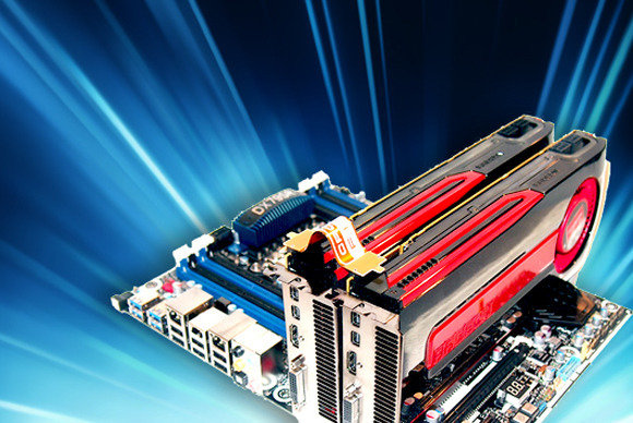 Motherboard with GPU Cards being added to PCIe slots